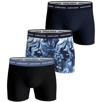 Björn Borg 3P Cotton Stretch Boxer 1721 Mixed bomull Small Herre