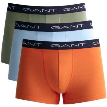Gant 3P Cotton Trunks Oransje bomull Medium Herre