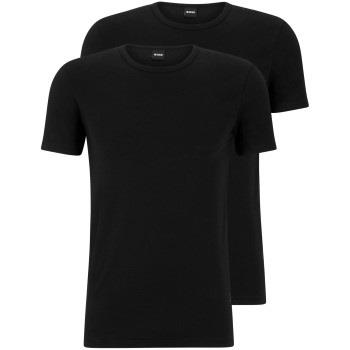 BOSS 2P Modern Round Neck T-shirt Svart bomull Medium Herre