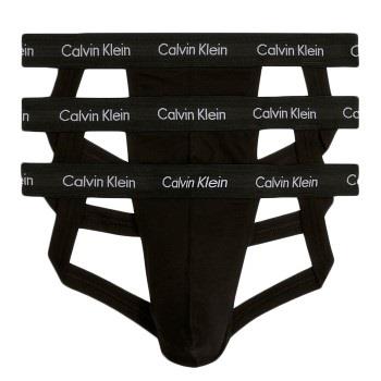 Calvin Klein 3P Jockstrap Svart bomull X-Large Herre