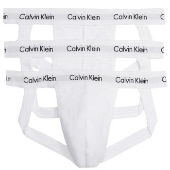 Calvin Klein 3P Jockstrap Hvit bomull X-Large Herre