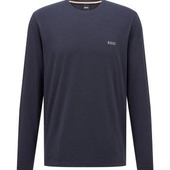 BOSS Mix and Match Long Sleeve Shirt Mørkblå bomull Medium Herre
