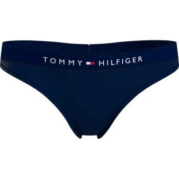 Tommy Hilfiger Truser Thongs Marine økologisk bomull Medium Dame