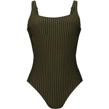 Rosa Faia Holiday Stripes Swimsuit Oliven polyamid F 38 Dame