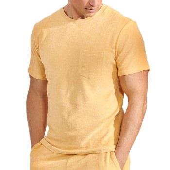 Bread and Boxers Terry T-Shirt Gul økologisk bomull X-Large Herre