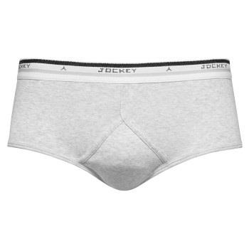 Jockey Cotton Y-front Brief Grå bomull Large Herre