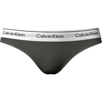 Calvin Klein Truser Modern Cotton Field Olive Thong Oliven Large Dame