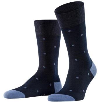 Falke Strømper Dot Socks Blå bomull Str 47/50 Herre