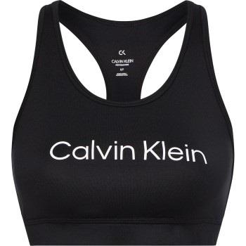 Calvin Klein BH Sport Essentials Medium Support Bra Svart polyester Me...