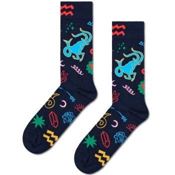 Happy socks Strømper Zodiac Signs Capricorn Sock Marine mønster Str 41...