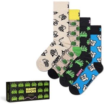 Happy Sock Happy Animals Socks Gift Set Strømper 4P Mixed Str 36/40