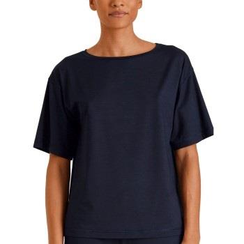 Calida DSW Balancing Short Sleeve Shirt Mørkblå modal X-Small Dame