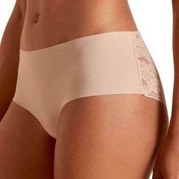 Calida Truser Natural Skin Lace Panty Beige Small Dame