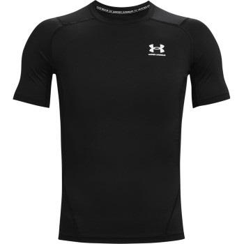 Under Armour HeatGear SS Compression Shirt Svart 3XL Herre