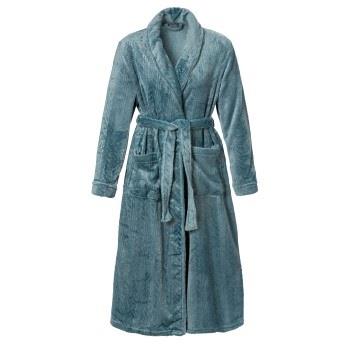 Trofe Braid Fleece Robe Turkis polyester Medium Dame