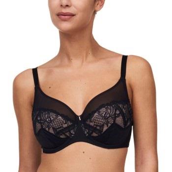 Chantelle BH Corsetry Very Covering Underwired Bra Svart C 80 Dame