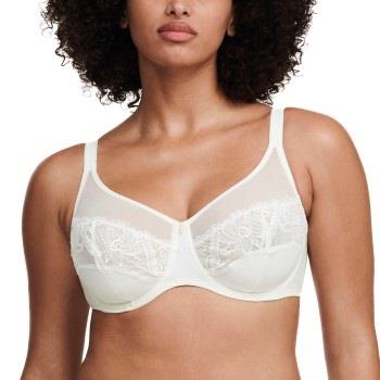Chantelle BH Corsetry Very Covering Underwired Bra Benhvit C 80 Dame