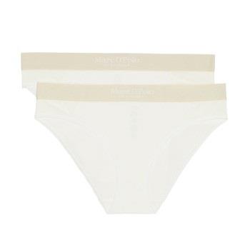 Marc O Polo Casual Brief Truser 2P Hvit bomull Large Dame