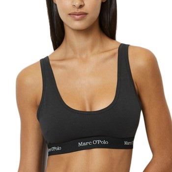 Marc O Polo Scoop Neck Bralette BH Svart bomull X-Small Dame