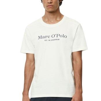 Marc O Polo Logo Top Hvit bomull Medium Dame
