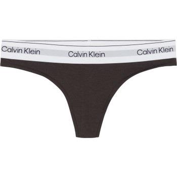 Calvin Klein Truser Modern Cotton Naturals Thong Brun Small Dame