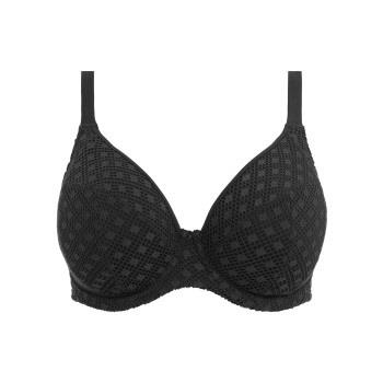 Elomi Bazaruto Underwire Plunge Bikini Top Svart polyamid I 75 Dame