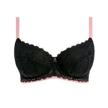 Freya BH Off Beat UW Padded Half Cup Bra Svart I 65 Dame