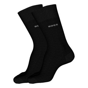 BOSS Strømper 2P Bamboo RS Socks Svart Bambus Str 39/42 Herre