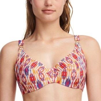 Chantelle Swimwear Underwired Covering Bra Orange mønster E 70 Dame