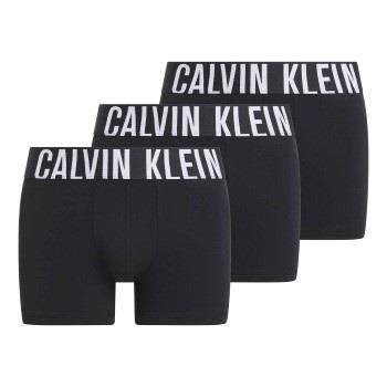 Calvin Klein 3P Intense Power Trunks Svart bomull Small Herre