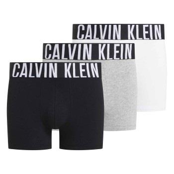 Calvin Klein 3P Intense Power Trunks Hvit/Grå bomull X-Large Herre