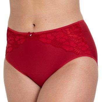 Miss Mary Jacquard and Lace Panty Truser Rød 40 Dame