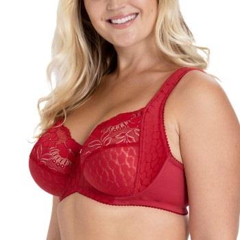 Miss Mary Jacquard And Lace Underwire Bra BH Rød B 75 Dame