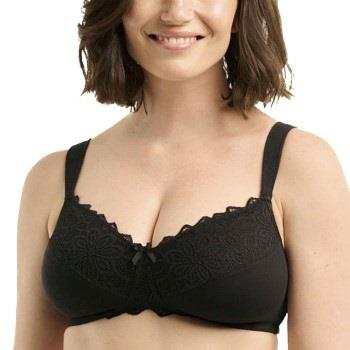 Sans Complexe BH Ava Post Surgical Non Wire Bra Svart bomull C 90 Dame