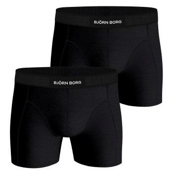 Bjorn Borg Premium Cotton Stretch Boxer 1298 2P Svart bomull XX-Large ...