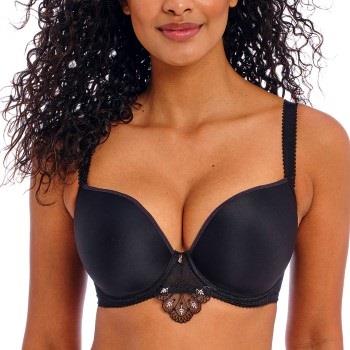 Freya BH Loveland UW Moulded Plunge Tshirt Bra Svart F 75 Dame