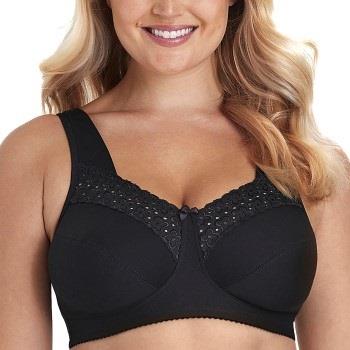 Miss Mary Broderie Anglais Soft Bra BH Svart C 95 Dame