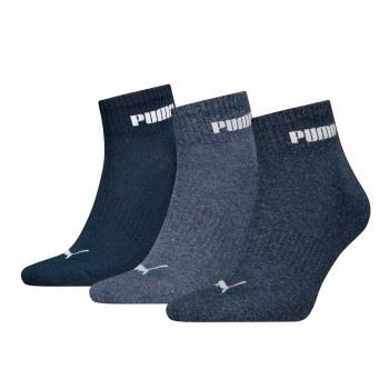 Puma Strømper 2P Unisex New Generation Cushioned Quarter Sock Blå Str ...