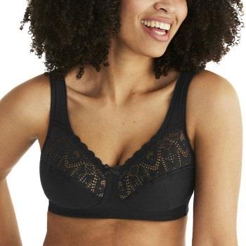 Swegmark BH True Beauty Fairtrade Soft Bra Svart bomull C 75 Dame