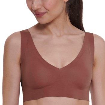 Sloggi BH ZERO Feel 2 0 Bralette Mørkbrun  X-Large Dame