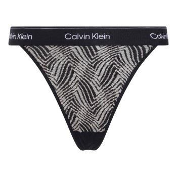 Calvin Klein Truser Modern Lace Thong Svart polyamid Medium Dame