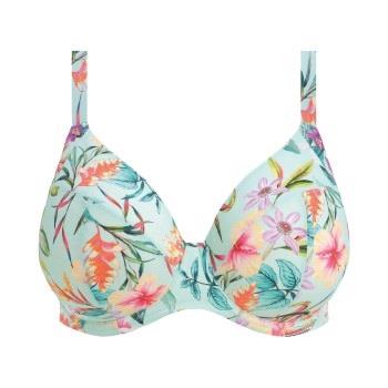 Elomi Sunshine Cove Underwire Plunge Bikini Top Blå Mønster H 85 Dame
