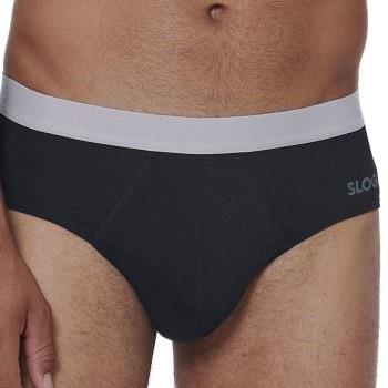 Sloggi 6P Men Go ABC 2 0 Brief Svart bomull Medium Herre