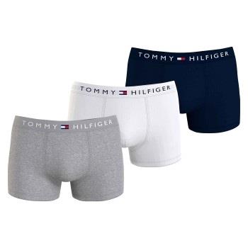 Tommy Hilfiger 3P Original Trunks Hvit/Grå bomull Small Herre