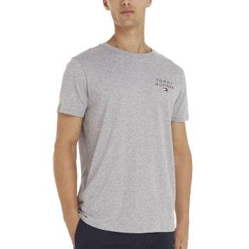 Tommy Hilfiger Cotton Tee Logo T-shirt Lysgrå bomull Medium Herre