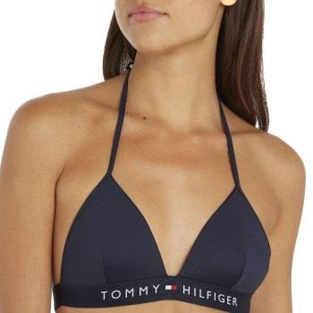 Tommy Hilfiger Original Triangle Bikini Top Marine Small Dame