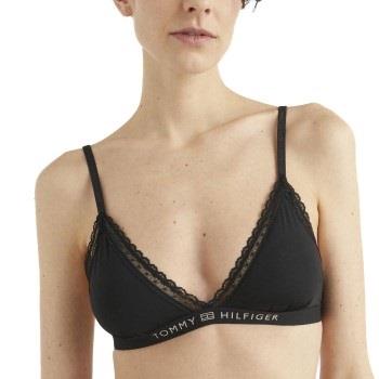 Tommy Hilfiger BH Lace Unlined Triangle Bra Svart Small Dame