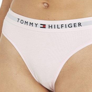 Tommy Hilfiger Truser Thongs Lysrosa økologisk bomull Small Dame