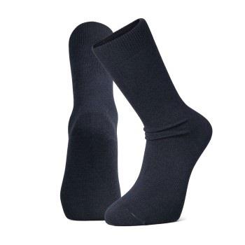 Panos Emporio Strømper 3P Carl Flat Knit Socks Navy One Size Herre