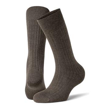 Panos Emporio Strømper 2P Premium Mercerized Wool Rib Socks Lysbrun  O...